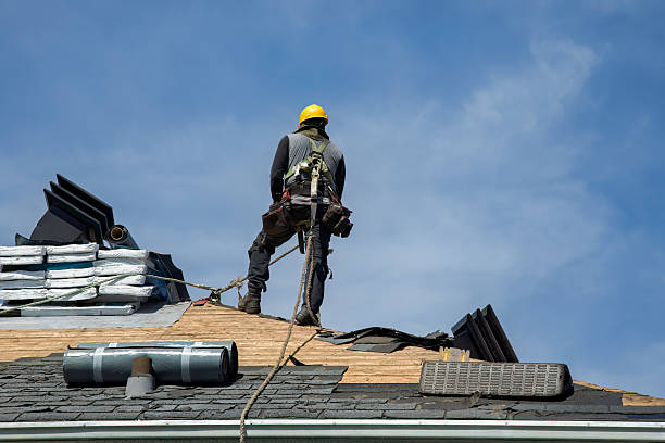 Professional Roofing technician working in Junction City, KS